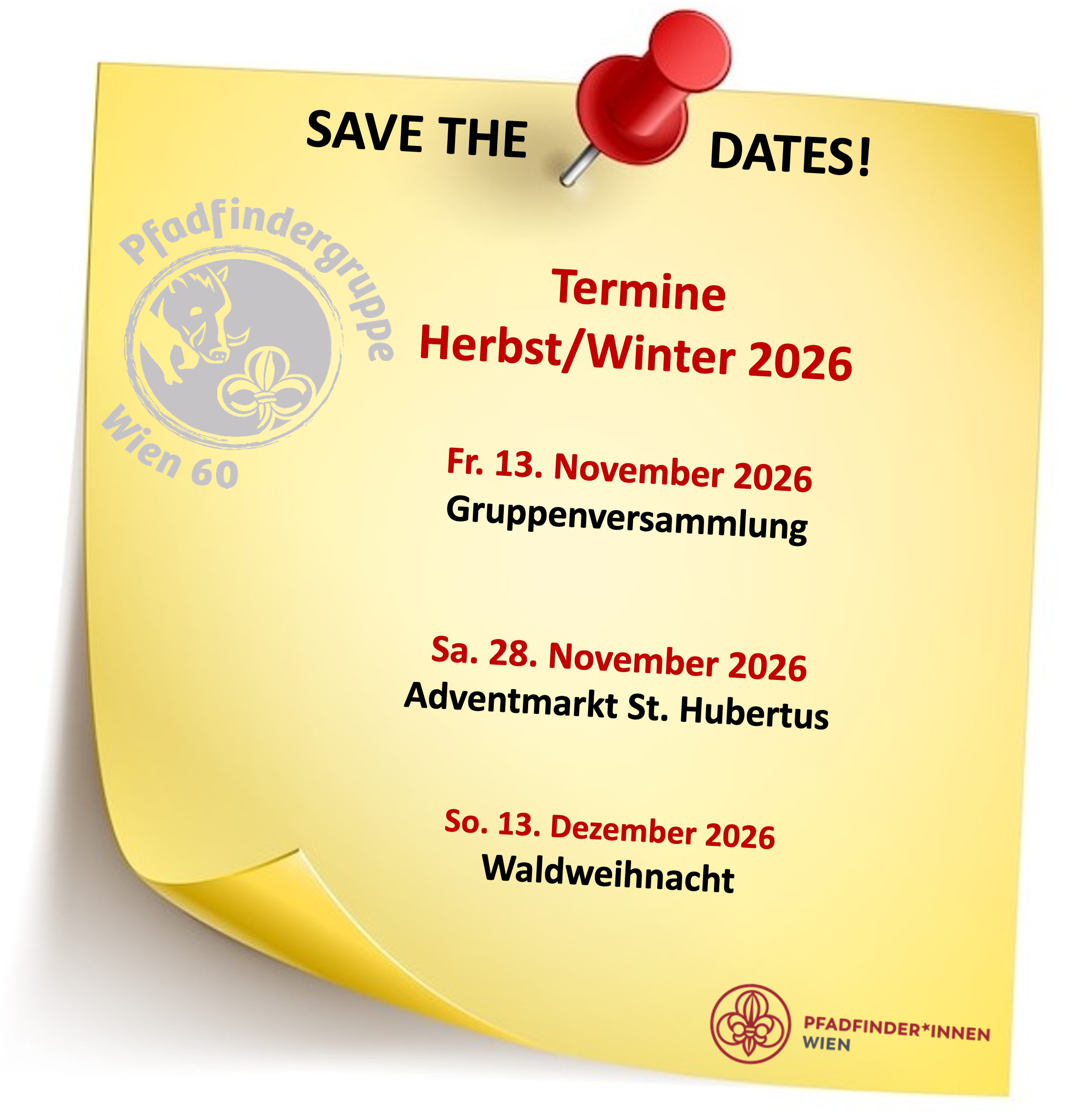 Herbsttermine 2026